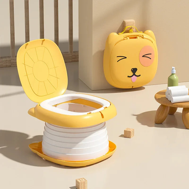 Vasino Portatile e Pieghevole per Neonati e Bambini: Igiene e Comodità ovunque!