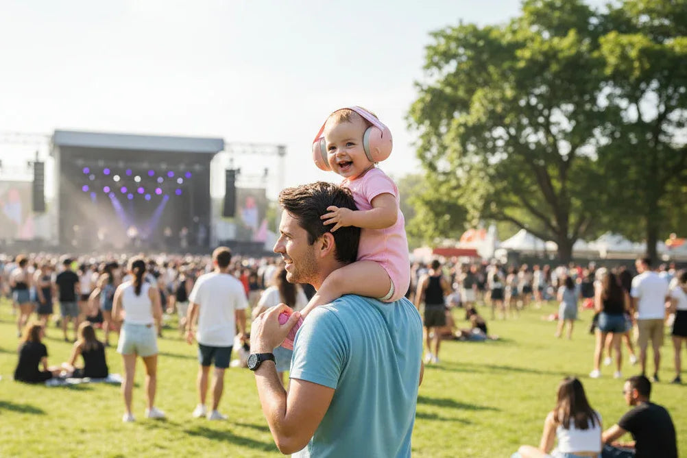 Cuffie antirumore bambini regolabili leggere colori disponibili per neonati 0-48 mesi