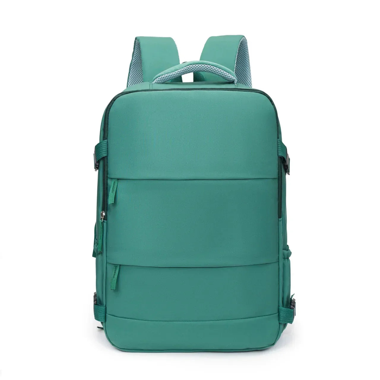 Zaino da viaggio laptop teal moderno con spallacci imbottiti