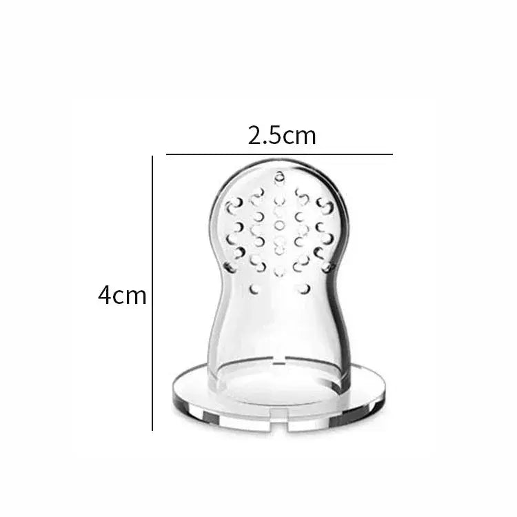 Succhietto silicone trasparente per neonati con protuberanze rialzate