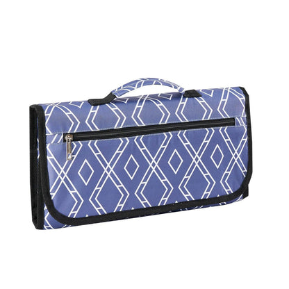  Fasciatoio portatile 3 in 1 impermeabile fantasia geometrica blu
