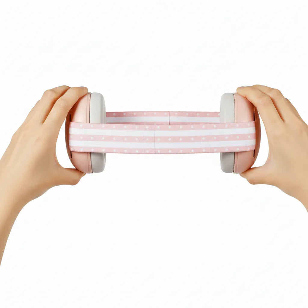  Cuffie antirumore per neonati 0-48 mesi protezione orecchie regolabili e leggere