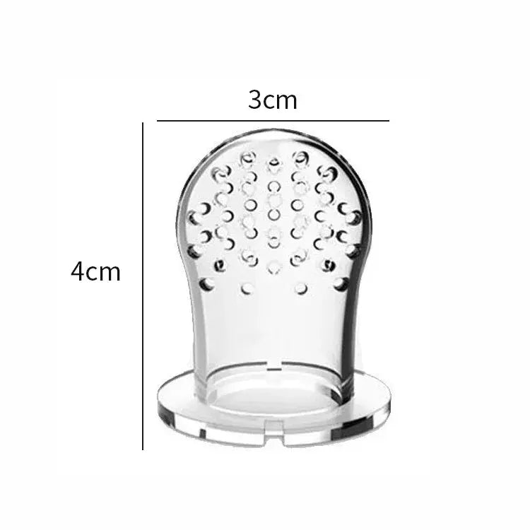 Succhietto silicone trasparente per neonati con rilievi lunari