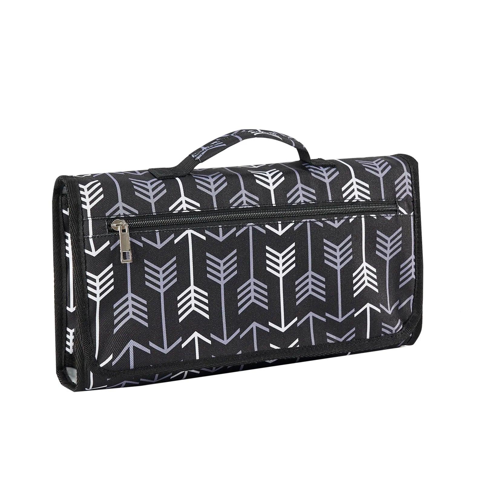 Fasciatoio portatile 3 in 1 impermeabile fantasia frecce bianche su nero