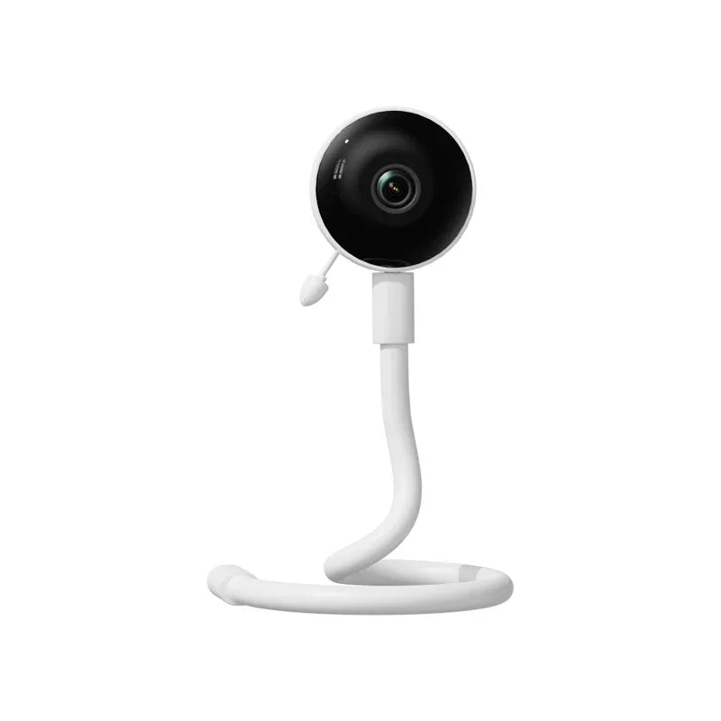Baby monitor smart con telecamera Full HD 1080P  colore bianco su sfondo bianco