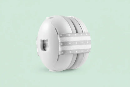 Cuffie antirumore neonati dettaglio archetto regolabile morbido