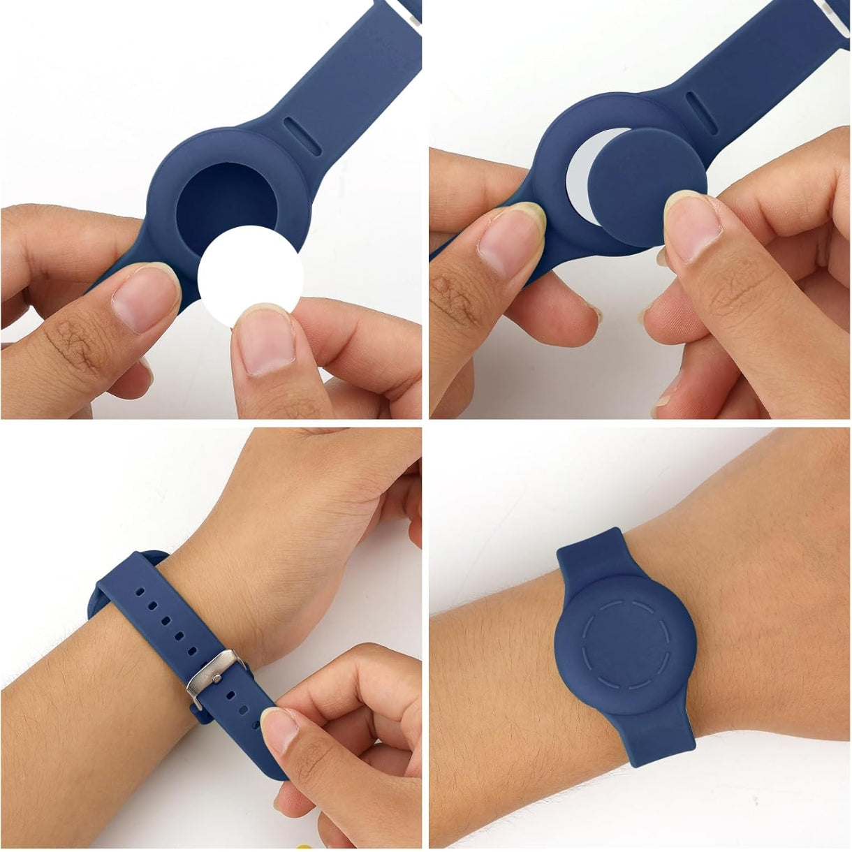 🔒 Kit Sicurezza Bambini – Braccialetto + Tag Localizzatore (Senza Abbonamento)