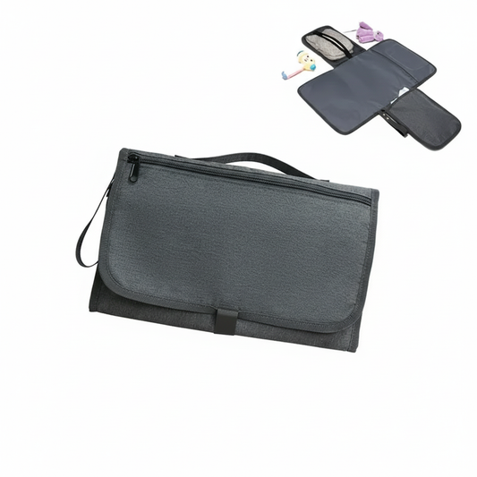 Fasciatoio grigio aperto e chiuso