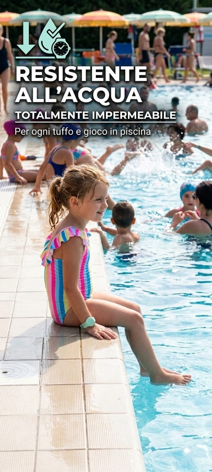 🔒 Braccialetto Smart di Sicurezza per Bambini – Kit Localizzatore (Senza Abbonamento)