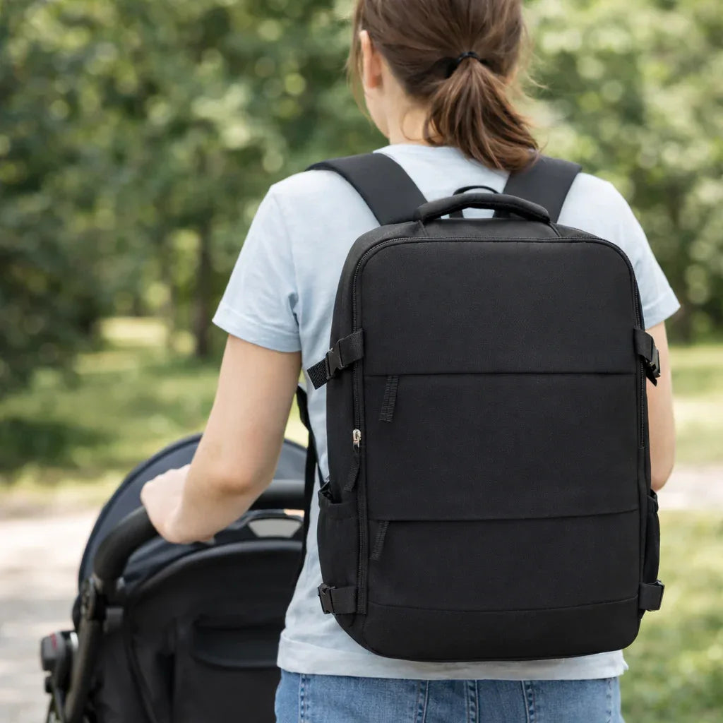 Zaino fasciatoio multiuso capiente con tasche organizer per uscite con bambini